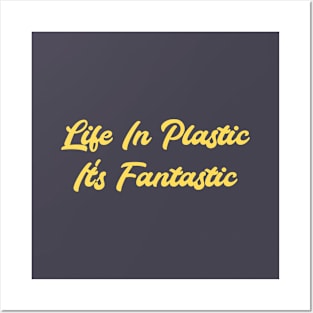 Life in Plastic, mustard Posters and Art